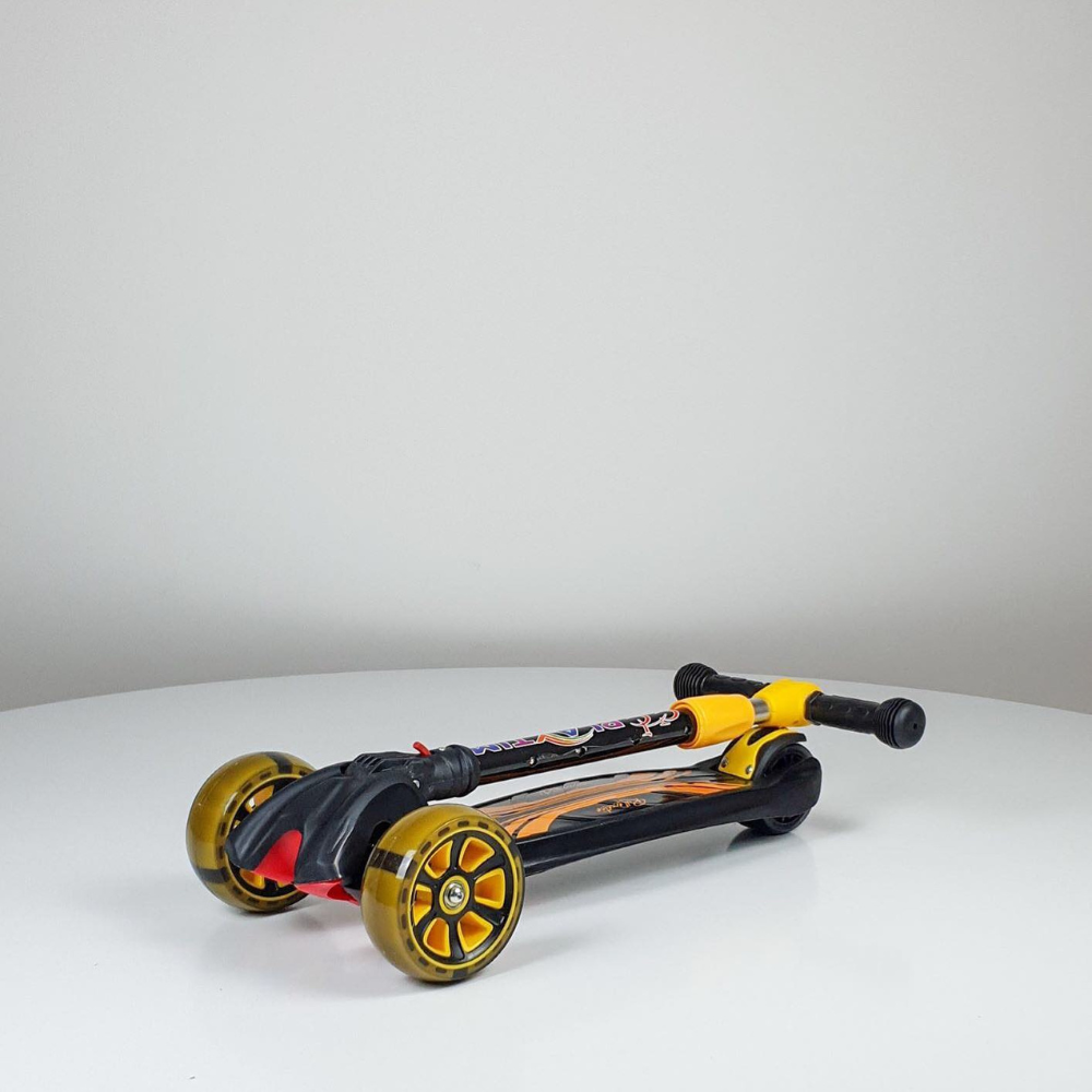 Dečji Trotinet sa Svetlećim Točkovima FOLDING 659 žuti - dodatni pogled