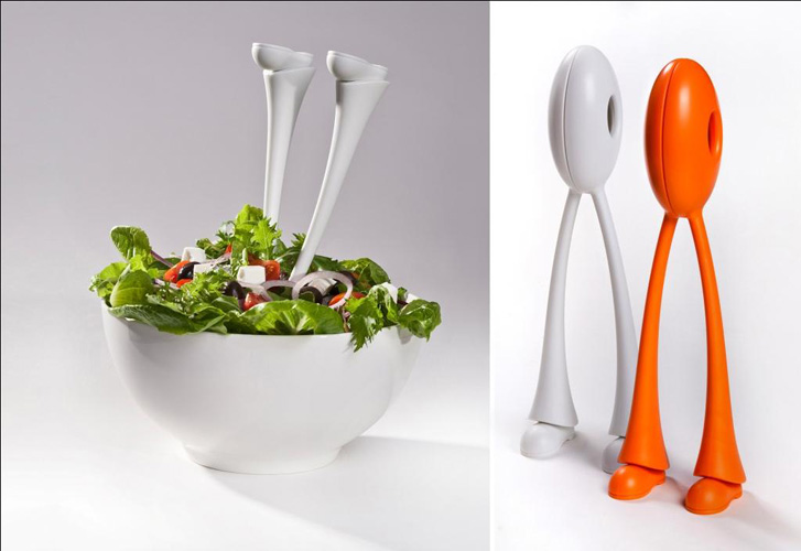 MonkeyBusiness Pribor za salatu Jumpin Jack red OT272 - dodatni pogled