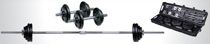 Set tegova 50kg sa šipkama u koferu za jak trening 18198 - dodatni pogled