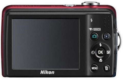 Nikon digitalni fotoaparat COOLPIX L23 Red - dodatni pogled