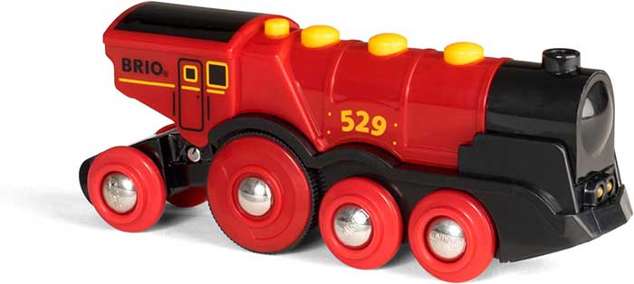 BRIO Igračka Velika crvena lokomotiva na baterije 33592 - dodatni pogled