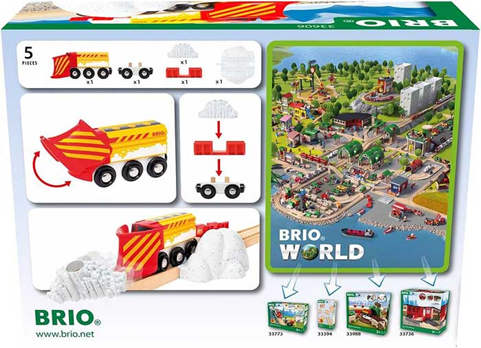 BRIO Igračka Voz i lokomotiva za čišćenje snega 33606 - dodatni pogled