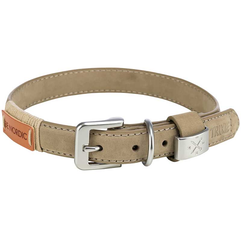 Trixie Ogrlica od kože za pse Be Nordic sand veličina XS-S 17501 - dodatni pogled