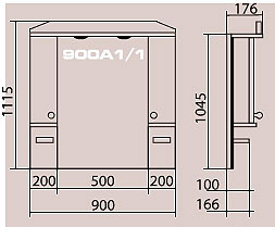Roper Komplet kupatilskog nameštaja 900BX/900A1/1 - dodatni pogled