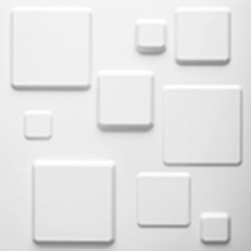 Dekorativni zidni 3D panel Squares 12 x 0.5 x 0.5 m - dodatni pogled