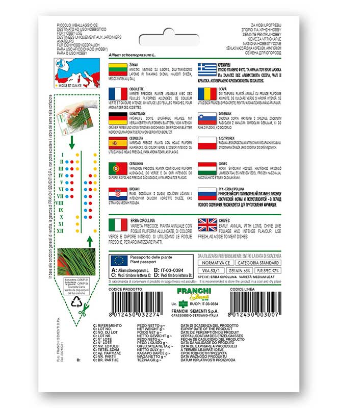 Luk vlašac seme 10 kesica Franchi Sementi Virimax - dodatni pogled