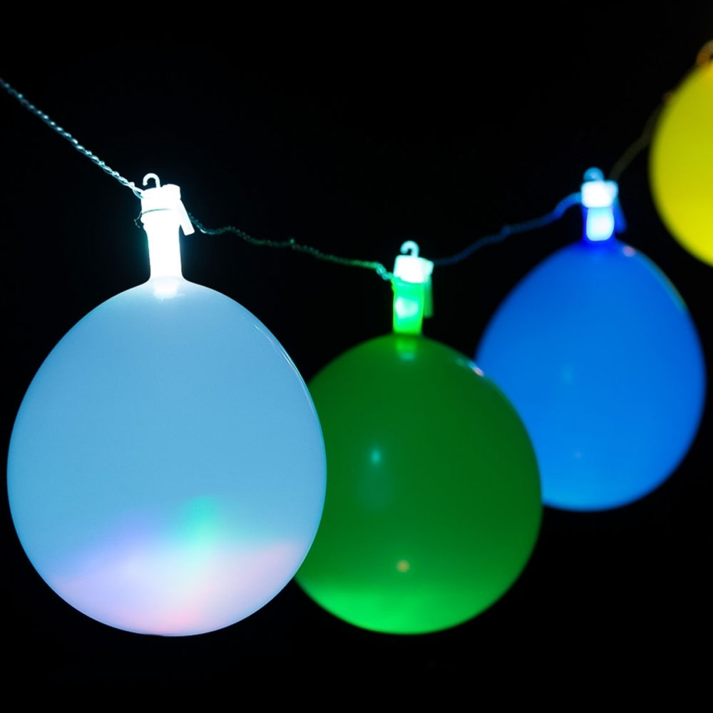 Svetleći LED baloni 10 komada - dodatni pogled