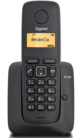 Bežični fiksni telefon Gigaset A 120 IM-EAST BLACK - dodatni pogled