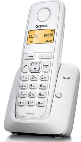 Bežični fiksni telefon Gigaset A 120 WHITE - dodatni pogled