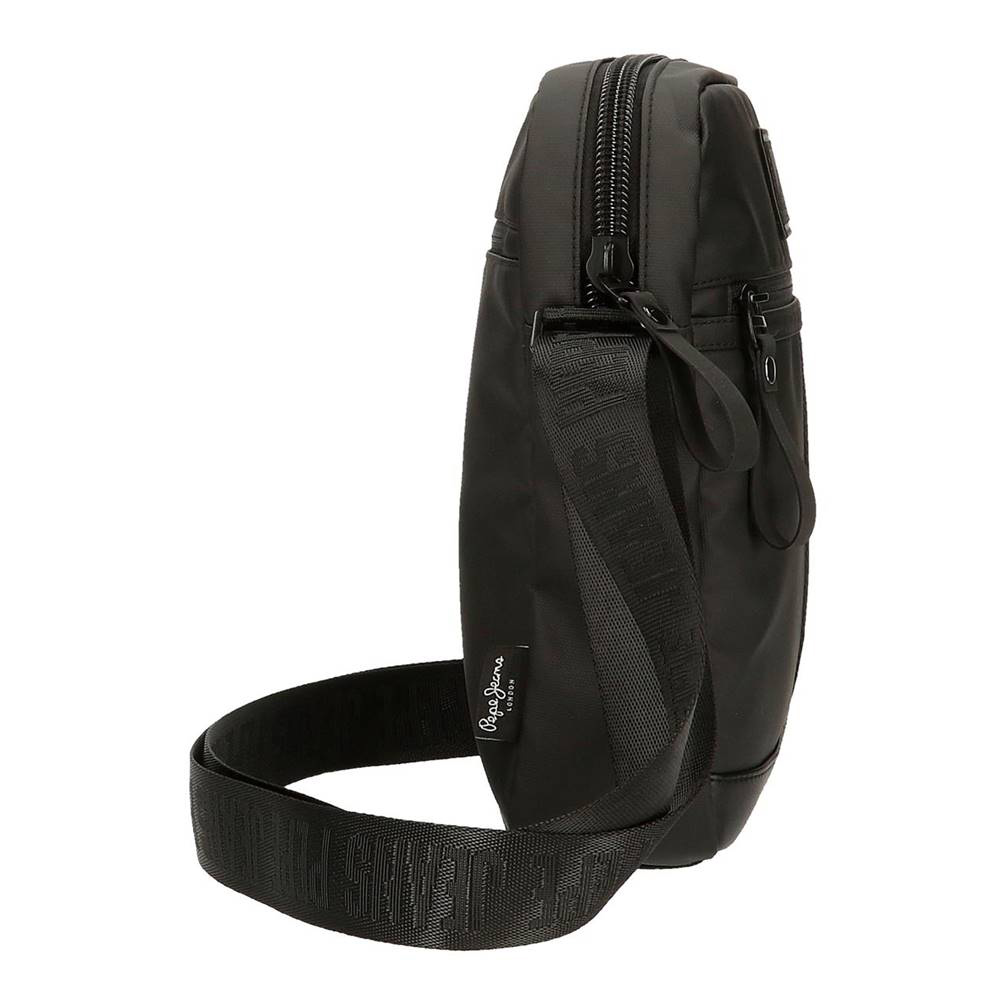 Torbica 27cm sa pregradom za tablet Pepe Jeans Hoxton black 73456 - dodatni pogled