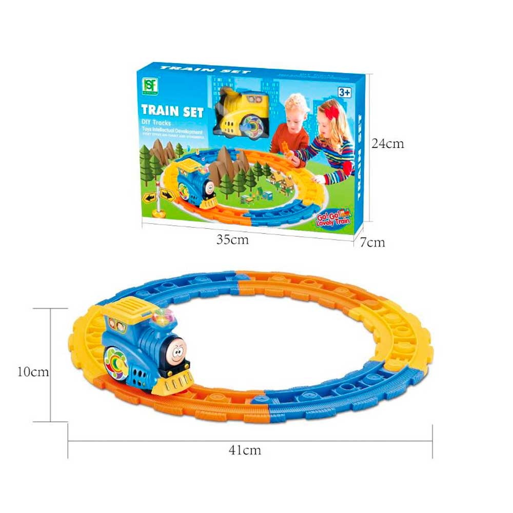 Dečija igračka Zabavni vozić sa prugom - dodatni pogled