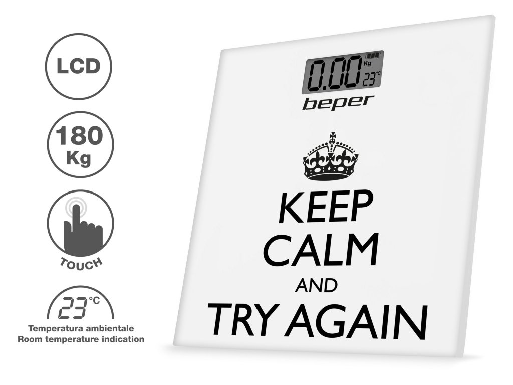 Digitalna telesna vaga Keep Calm BEPER 40.821 - dodatni pogled