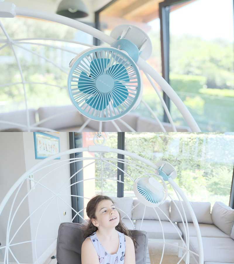 Punjivi mini ventilator sa štipaljkom BEPER P206VEN420 - dodatni pogled