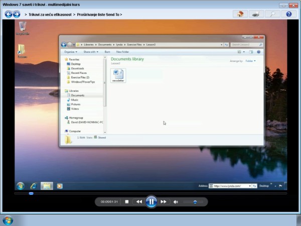 Windows 7 - saveti i trikovi - dodatni pogled