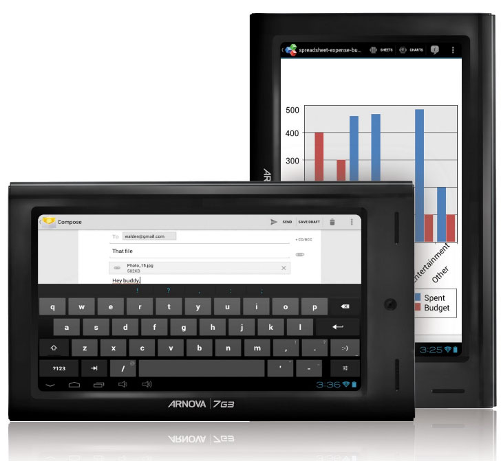 Archos Arnova 7 G3 4 GB Android Tablet Računar - dodatni pogled