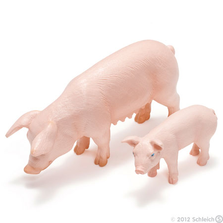 Schleich Domaće životinje - Svinja 13288 - dodatni pogled