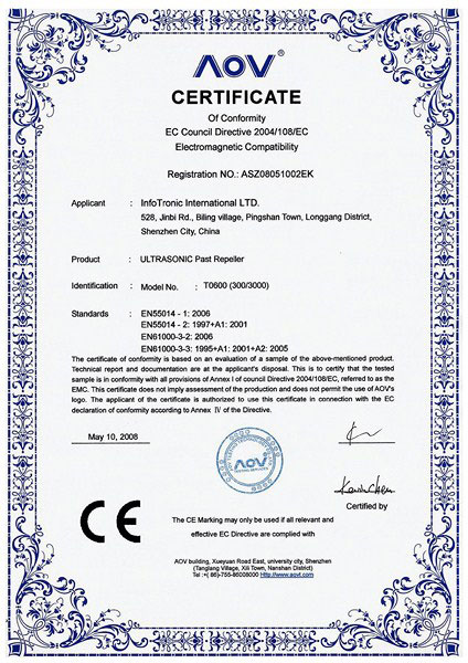 Ultrazvučni Rasterivač Glodara i Insekata sa AOV sertifikatom - 280 m2 - Weitech WK 300 - dodatni pogled