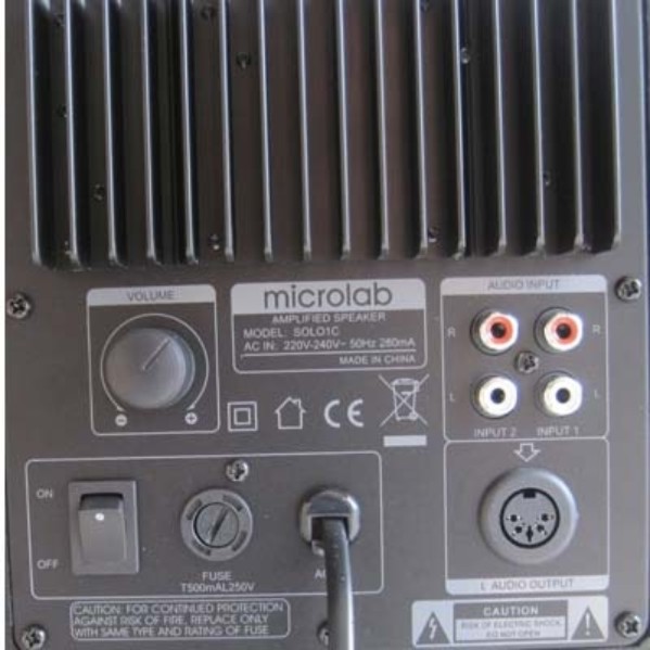 Microlab Solo 1C zvučnici - dodatni pogled