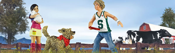 Schleich Domaće životinje - Ljudi - Devojka sa fotoaparatom 13469 - dodatni pogled