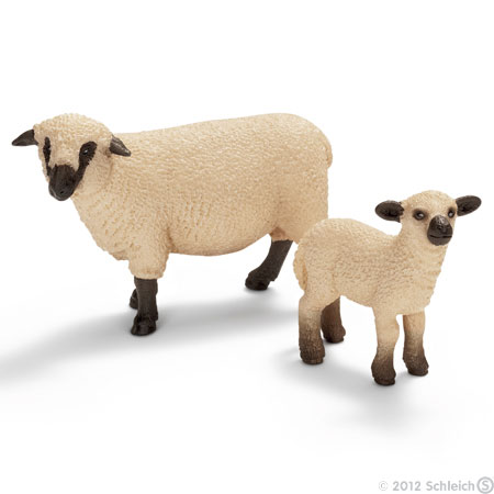 Schleich Domaće životinje - Šropšajer ovca 13681 - dodatni pogled