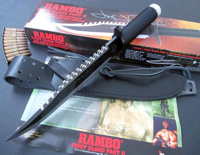 Rambo First Blood part II nož - dodatni pogled