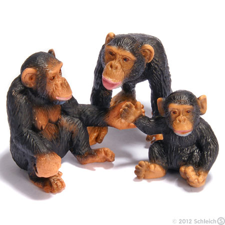 Schleich Divlje Životinje - Šimpanza, mladunče 14192 - dodatni pogled