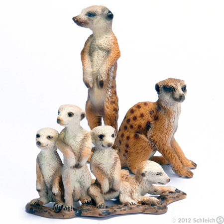 Schleich Divlje Životinje - Mladunci merkata (surikate) 14388 - dodatni pogled