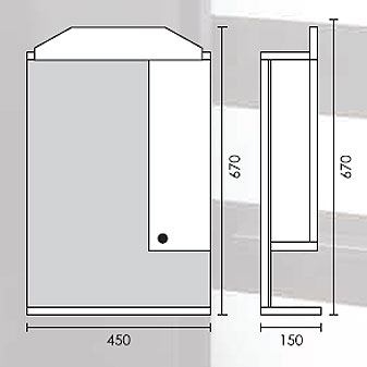 Ogledalo Sa Ormarićem Ž-1 - dodatni pogled