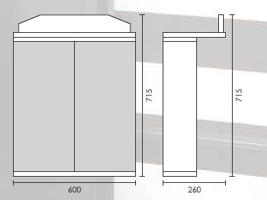 Ogledalo Za Kupatilo Sa Halogenom Rasvetom G 600 - dodatni pogled