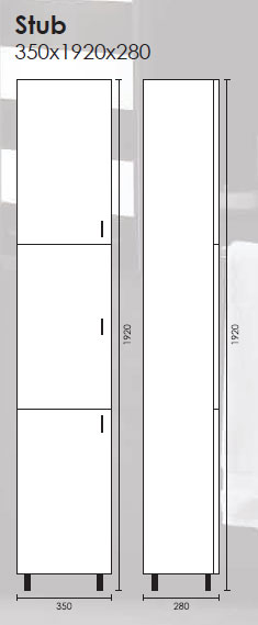 Orman Za Kupatilo Stubni - Polica - dodatni pogled