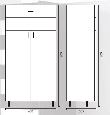 Komoda Za Kupatilo D 600 K - dodatni pogled