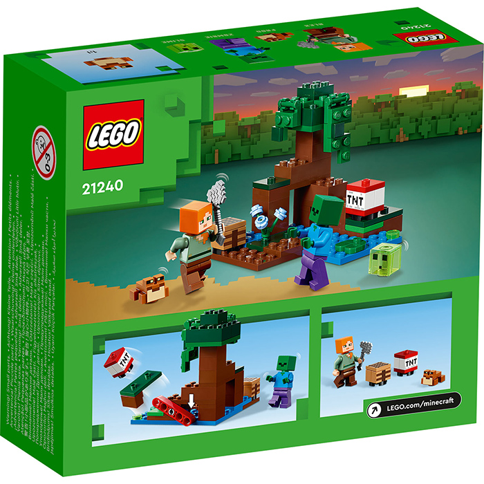 LEGO® Minecraft® Kocke Avantura u močvari 21240 - dodatni pogled