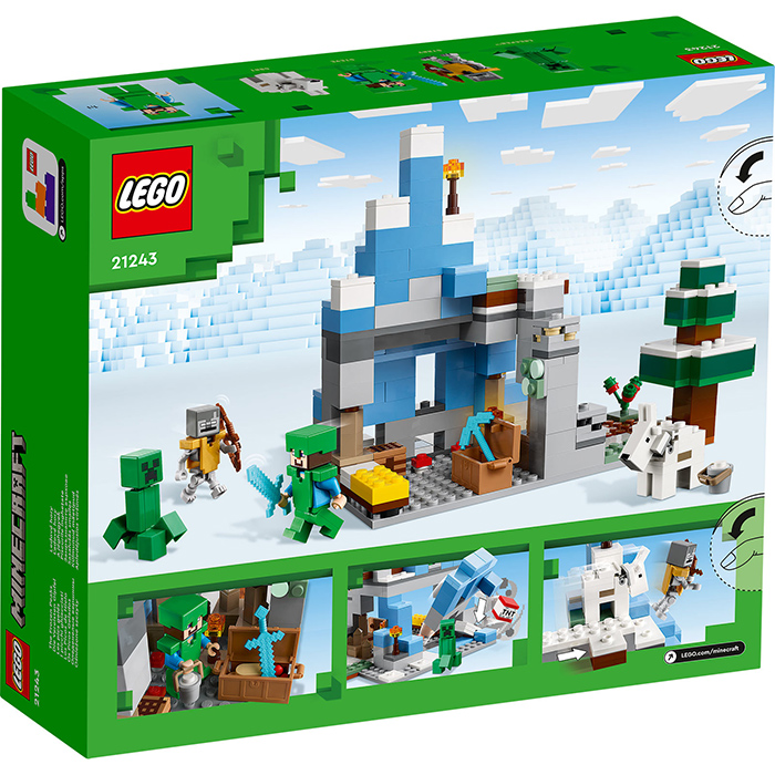 LEGO® Minecraft® Kocke Ledeni vrhovi 21243 - dodatni pogled