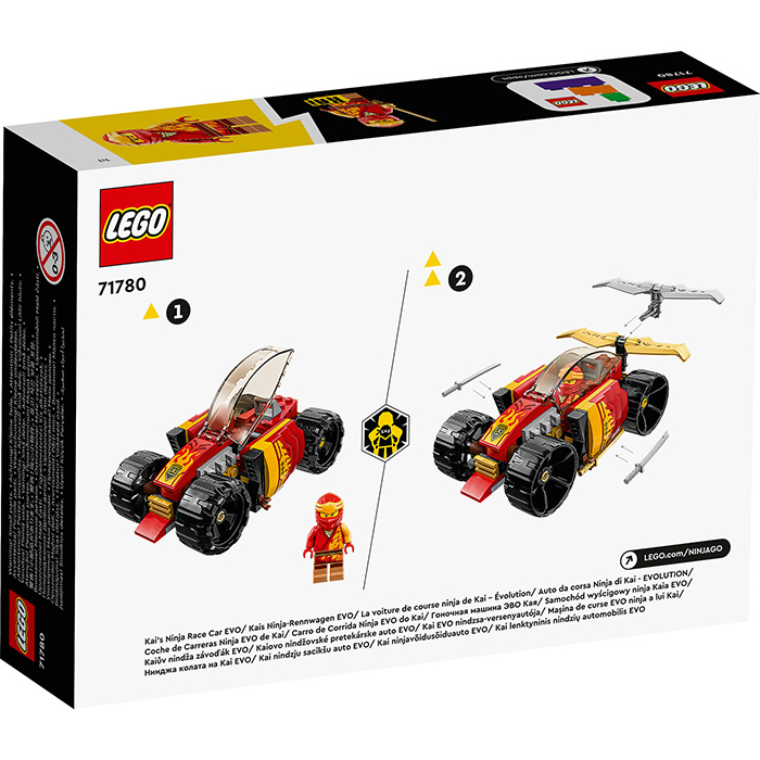 LEGO® NINJAGO® Kocke Kajev nindža trkački automobil 71780 - dodatni pogled