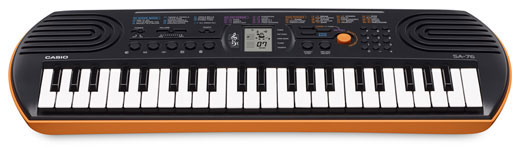 Casio - Mini klavijatura SA-76 orange - dodatni pogled