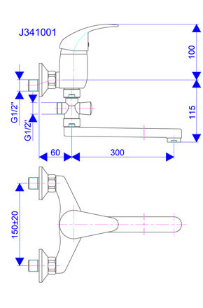 Baterija za kadu ŠVEDSKA J341001 - dodatni pogled