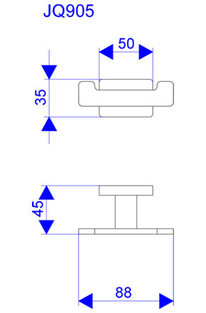 Quadro dupla vešalica JQ905 - dodatni pogled