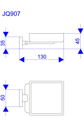 Quadro držač sapuna JQ907 - dodatni pogled