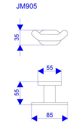 Mistique dupla vešalica JM905 - dodatni pogled