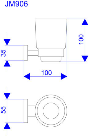Mistique držač za čaše JM906 - dodatni pogled