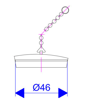 Čep za sifon S491 - dodatni pogled