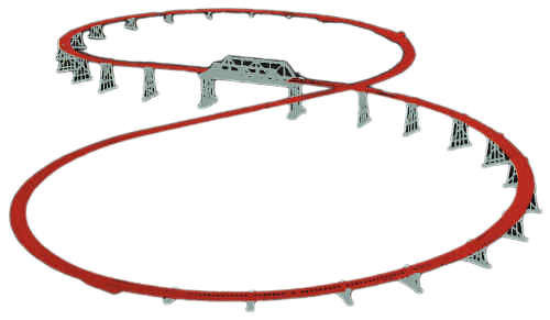 Garnitura šina No4 Mehano F104 - dodatni pogled