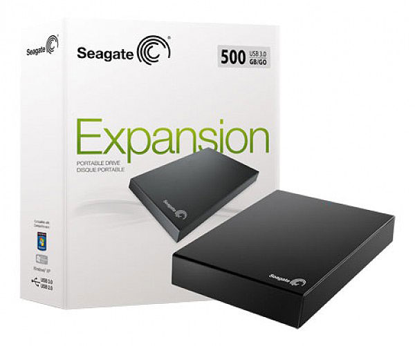 SeaGate USB 3.0 Hard Disk Expansion Portable 2.5 in 500 GB - dodatni pogled