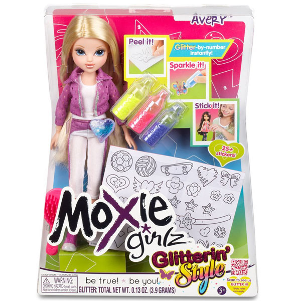 Moxie Girlz Glitterin Style Lutka Avery 511342 - dodatni pogled