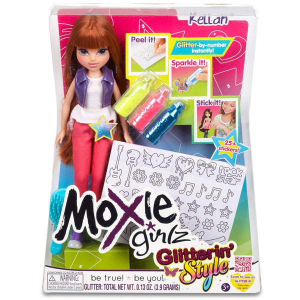 Moxie Girlz Glitterin Style Lutka Kellan 511342 - dodatni pogled