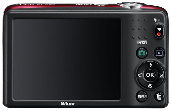 Nikon CoolPix L25 digitalni fotoaparat Crveni 16774 - dodatni pogled