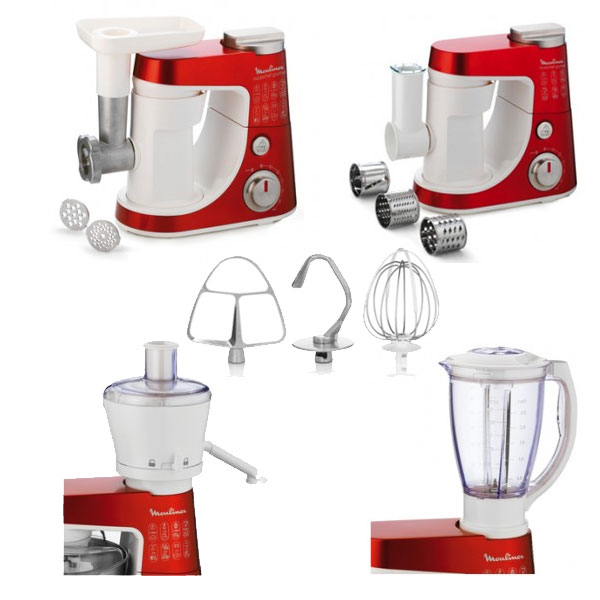 Moulinex Multipraktik Masterchef Gourmet Red QA401 - dodatni pogled