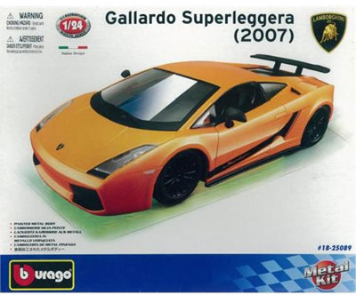Bburago Lamborghini Gallardo S Kit 1:24 BU25089 - dodatni pogled