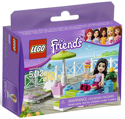 LEGO® FRIENDS Ema - Bazen LE3931 - dodatni pogled
