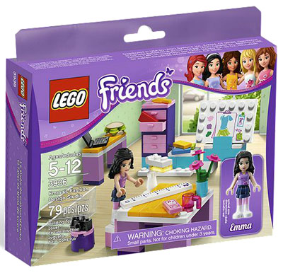 LEGO® FRIENDS Ema - Dizajn studio LE3936 - dodatni pogled